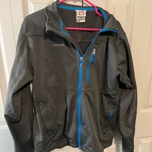 Soft shell zip up jacket